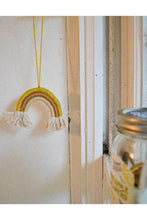 Load image into Gallery viewer, Macrame Rainbow Wall Hanging &amp; Ornament
