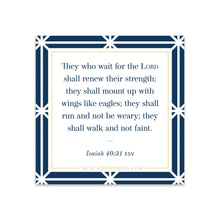 Load image into Gallery viewer, Wait for the Lord - Scripture Static Cling
