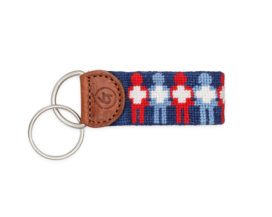 Salute to Healthcare Workers Needlepoint Keychain