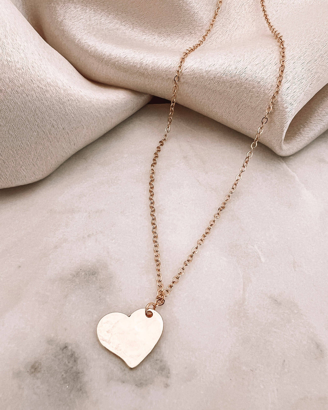 Shiny Heart Dainty Necklace