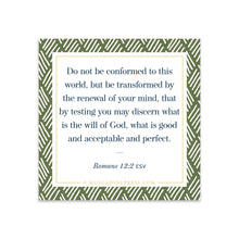 Load image into Gallery viewer, Be Transformed - Scripture Static Cling
