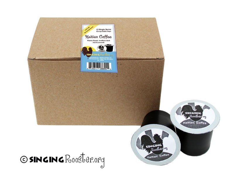 K cups Singing Rooster Coffee
