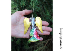 Load image into Gallery viewer, Gold Wing Angel Ornament
