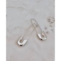 Load image into Gallery viewer, Exon Safety Pin Earrings
