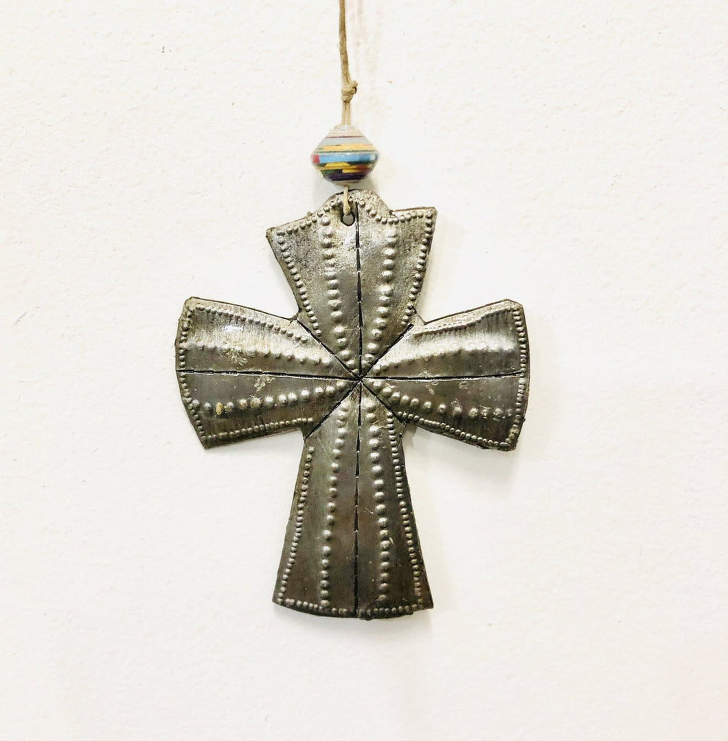 Metal Cross Ornament